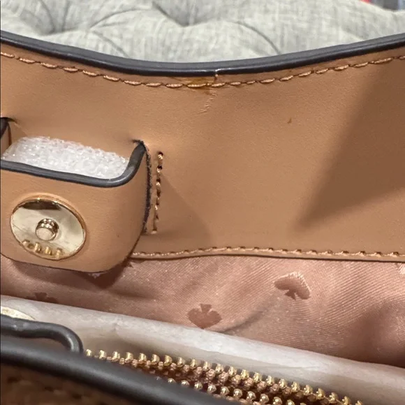 Kate Spade Bag Aster Tan Leather Shoulder Bag - Picture 11 of 17